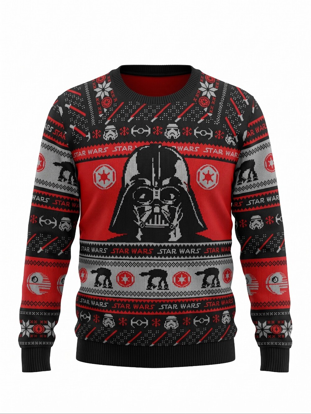 Star Wars Darth Vader Men’s Sweater Festivale Ugly Sweater Party Fandom 3X